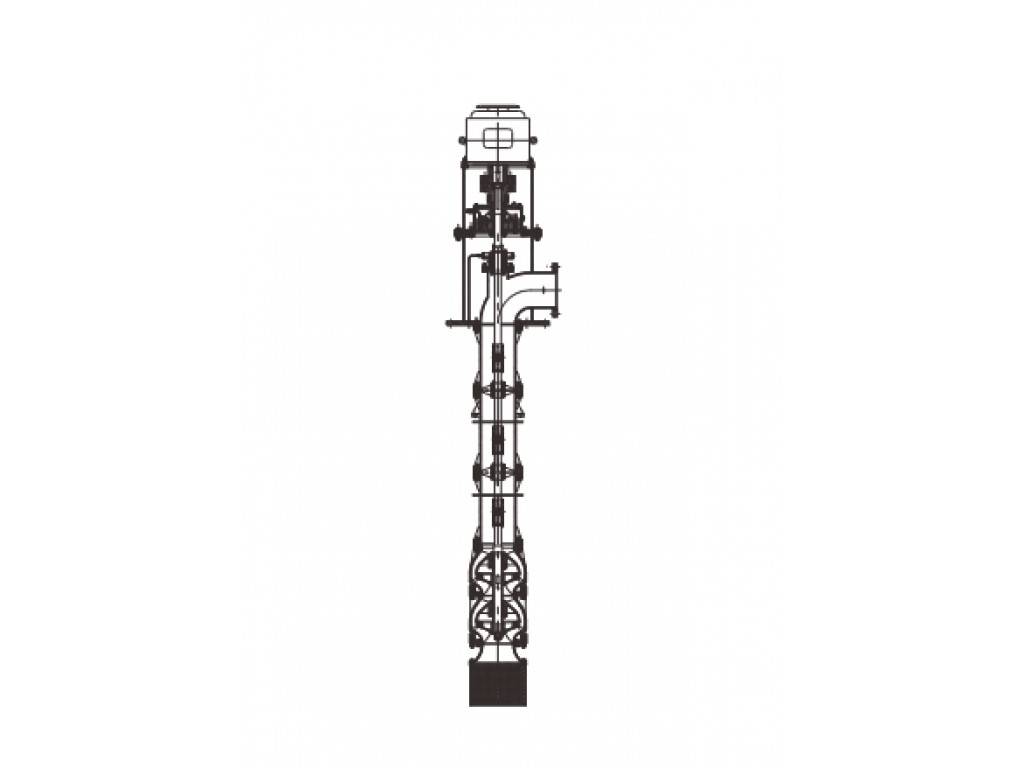 Vertical turbine fire pump U04-2500